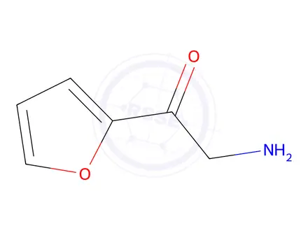 Chemical structure of 2-amino-1-(furan-2-yl)ethan-1-one hydrochloride
