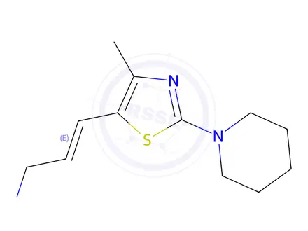 Chemical structure of 3-(4-Methyl-2-(piperidin-1-yl)thiazol-5-yl)prop-2-en-1-amine