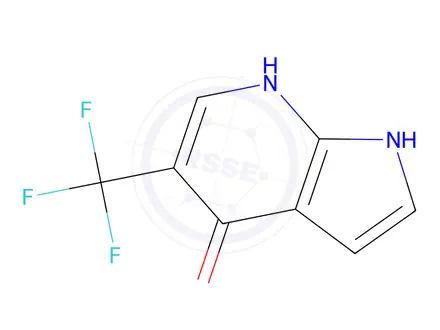 Chemical structure of 5-(Trifluoromethyl)-1H-pyrrolo[2,3-b]pyridin-4-ol