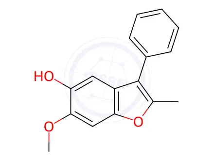 Chemical structure of Isoparvifuran