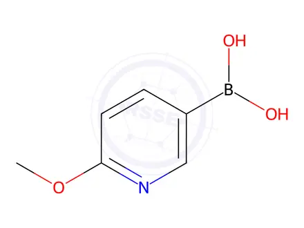 Chemical structure of 6-Methoxy-3-pyridinylboronic acid