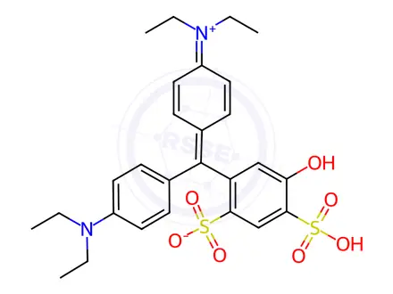 Chemical structure of Isosulfan Blue Impurity 10 Monomer