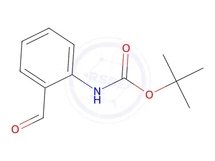 Chemical structure of tert-Butyl (2-formylphenyl)carbamate