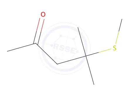 Chemical structure of 2-Pentanone, 4-methyl-4-(methylthio)-