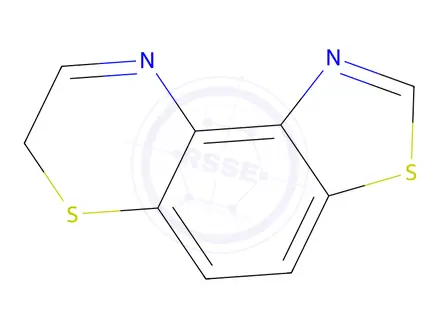 Chemical structure of 7H-Thiazolo[4,5-f][1,4]benzothiazine(8CI)