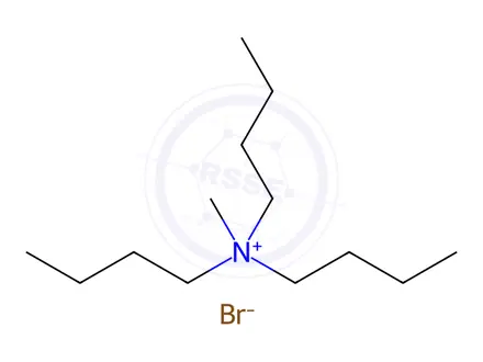Chemical structure of Tributylmethylammonium bromide