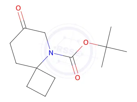 Chemical structure of tert-Butyl 7-oxo-5-azaspiro[3.5]nonane-5-carboxylate