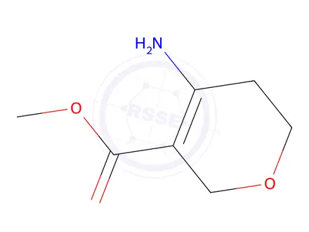 Chemical structure of METHYL 4-AMINO-5,6-DIHYDRO-2H-PYRAN-3-CARBOXYLATE