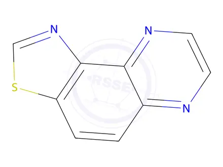 Chemical structure of Thiazolo[4,5-f]quinoxaline (8CI,9CI)