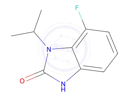 Chemical structure of 7-FLUORO-1-ISOPROPYL-1H-BENZO[D]IMIDAZOL-2(3H)-ONE