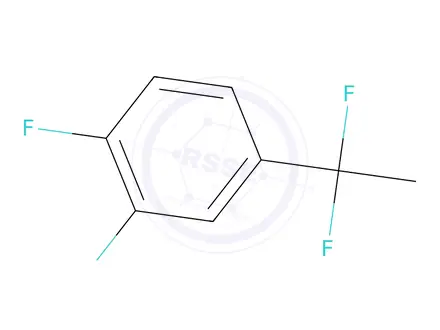 Chemical structure of 4-(1,1-Difluoroethyl)-1,2-difluorobenzene