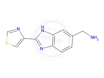 Chemical structure of [2-(1,3-thiazol-4-yl)-1H-1,3-benzodiazol-5-yl]methanamine