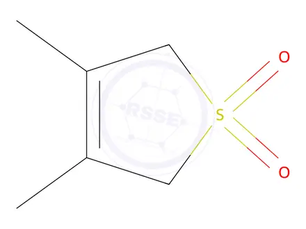 Chemical structure of 3,4-Dimethyl-2,5-dihydrothiophene 1,1-dioxide