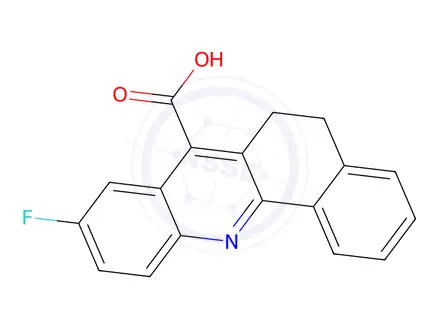 Chemical structure of 7-FLUORO-2-METHYL-1,2,3,4-TETRAHYDRO-ACRIDINE-9-CARBOXYLIC ACID