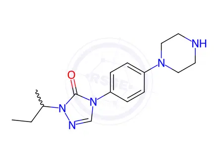 Chemical structure of Itraconazole Impurity 95