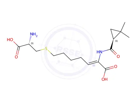 Chemical structure of (SS)​-​Cilastatin diastereomer