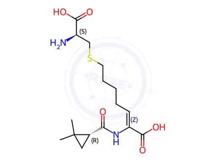 Chemical structure of Cilastatin Enantiomer