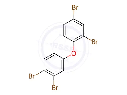 Chemical structure of PBDE 66