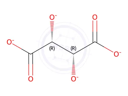 Chemical structure of Bismuth Sodium Tartrate