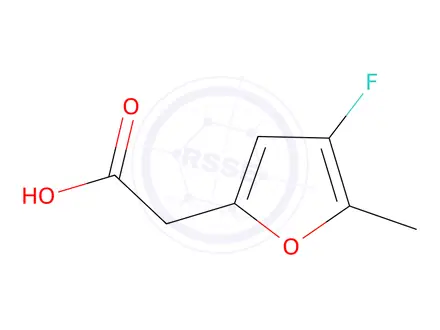 Chemical structure of 2-(4-fluoro-5-methylfuran-2-yl)acetic acid