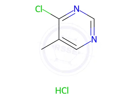 Chemical structure of 4-Chloro-5-methyl-pyrimidine Hydrochloride