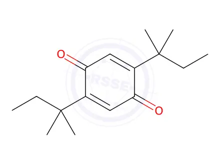 Chemical structure of 2,5-Di-tert-amylbenzoquinone