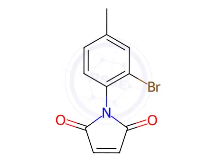 Chemical structure of 1-(2-BROMO-4-METHYL-PHENYL)-PYRROLE-2,5-DIONE