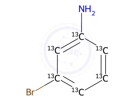 Chemical structure of Erlotinib Hydrochloride Impurity 131-13C6
