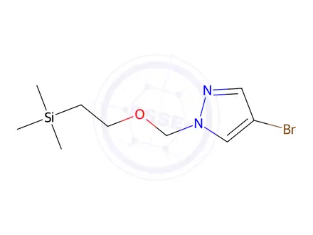 Chemical structure of 4-Bromo-1-((2-(trimethylsilyl)ethoxy)methyl)-1h-pyrazole