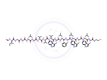 Chemical structure of Gramicidin Impurity 3 (Gramicidin EP Impurity C)(Gramicidin B2)