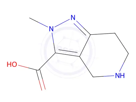 Chemical structure of 2-Methyl-4,5,6,7-tetrahydro-2H-pyrazolo[4,3-c]pyridine-3-carboxylic Acid