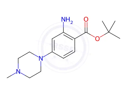 Chemical structure of Tert-Butyl 2-Amino-4-(4-Methylpiperazin-1-Yl)Benzoate