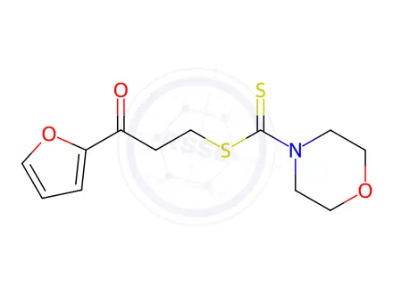 Chemical structure of 3-(Furan-2-yl)-3-oxopropyl morpholine-4-carbodithioate