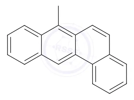 Chemical structure of 7-Methylbenz[a]anthracene