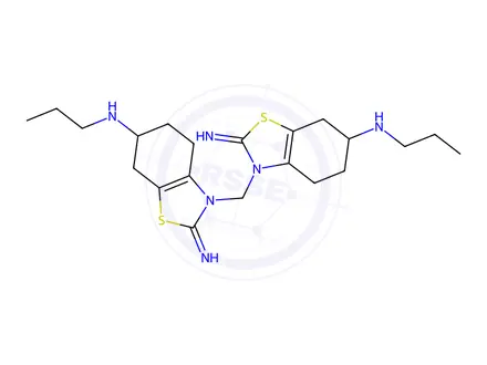 Chemical structure of 3,3`-Methylenebis(2-imino-N-propyl-2,3,4,5,6,7-hexahydrobenzo[d]thiazol-6-amine)