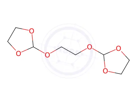 Chemical structure of 1,2-Bis((1,3-dioxolan-2-yl)oxy)ethane