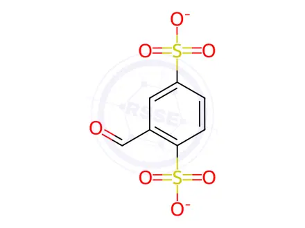 Chemical structure of Sodium 2-formylbenzene-1,4-disulfonate