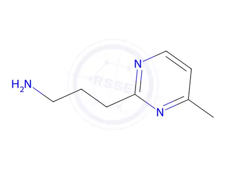 Chemical structure of 3-(4-Methylpyrimidin-2-yl)propan-1-amine