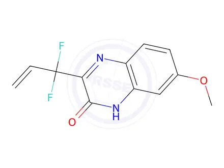 Chemical structure of 3-(1,1-Difluoroallyl)-7-methoxyquinoxalin-2-ol