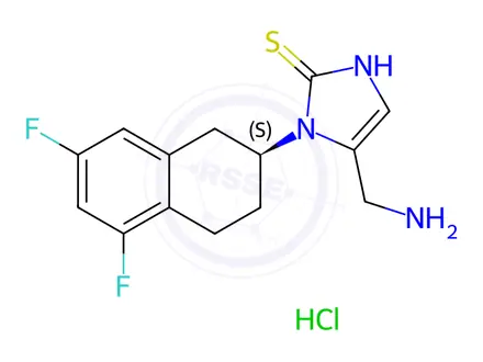 Chemical structure of Nepicastat Hydrochloride