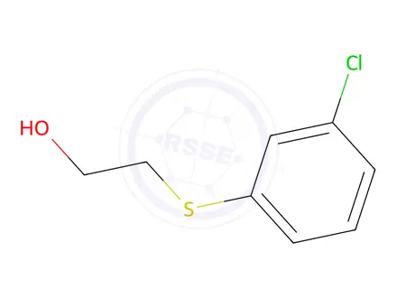 Chemical structure of 3-CHLOROPHENYLTHIOETHANOL