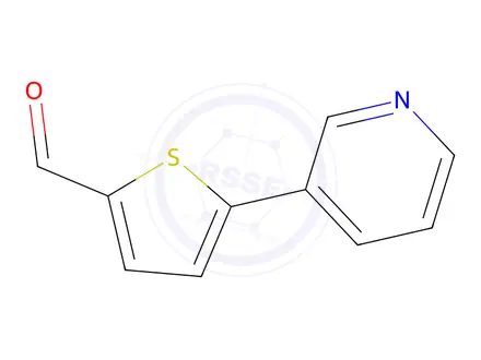 Chemical structure of 5-(3-PYRIDINYL)-2-THIOPHENECARBALDEHYDE