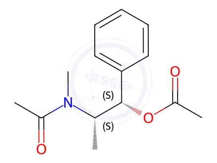 Chemical structure of rac N,O-Diacetyl Pseudoephedrine