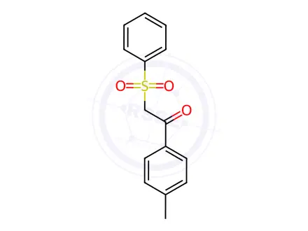 Chemical structure of Phenyl[2-oxo-2-(4-methylphenyl)ethyl] sulfone