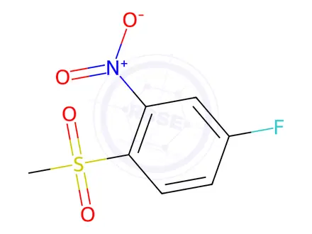 Chemical structure of 5-Fluoro-2-(methylsulfonyl)nitrobenzene