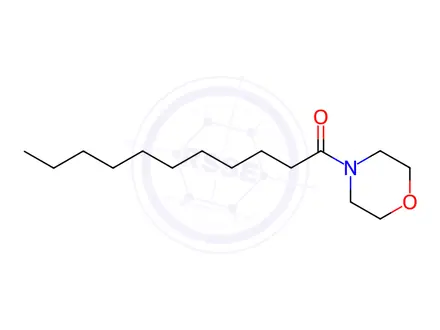 Chemical structure of 4-(1-oxoundecyl)morpholine