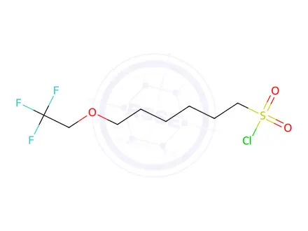 Chemical structure of 6-(2,2,2-Trifluoroethoxy)hexane-1-sulfonyl chloride
