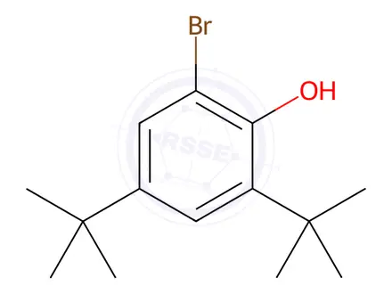 Chemical structure of 2-Bromo-4,6-di-tert-butylphenol