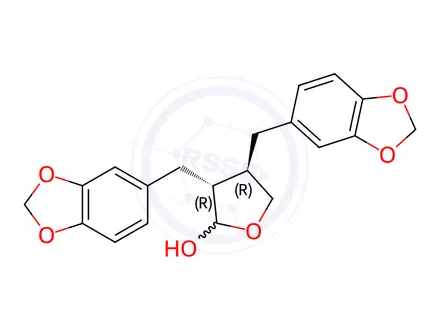Chemical structure of rac-Cubebin