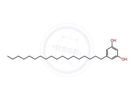 Chemical structure of 5-Octadecyl-1,3-benzenediol